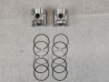 2 Kits Pistons Segments Honda 125 Twin Cote 0,25 | 13102399010K