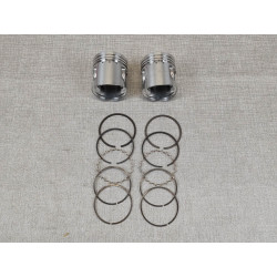 2 Kits Pistons Segments Honda 125 Twin Cote 0,25 | 13102399010K