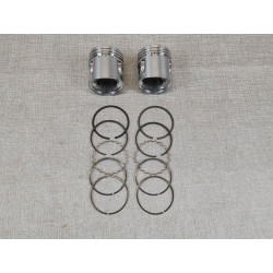 2 Kits Pistons Segments Honda 125 Twin Cote 0,25 | 13102399010K