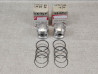 Kit Pistons Cote 0,50 Honda 125T - Jeu de 2 avec Segments