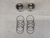 Kit Pistons Cote 0,50 Honda 125T - Jeu de 2 avec Segments