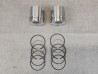 Kit Pistons Cote 0,50 Honda 125T - Jeu de 2 avec Segments