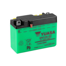 Batterie YUASA conventionnelle sans pack acide - 6N12A-2C/B54-6 1080759