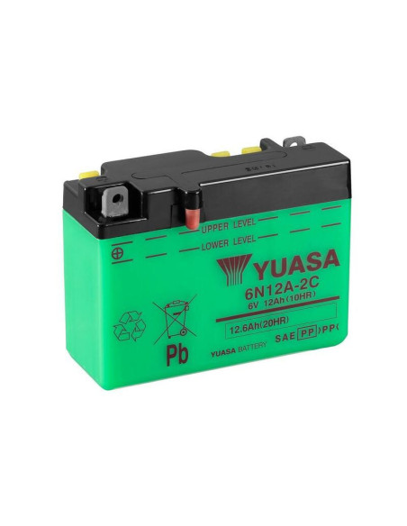 Batterie YUASA conventionnelle sans pack acide - 6N12A-2C/B54-6 1080759