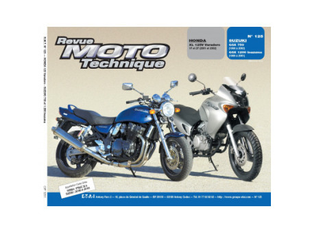 RMT Honda XL 125V & Suzuki GSX 750 - Revue Technique