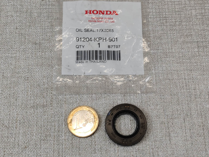 Joint spi 17X30X5 ANF125/A 03-10 MSX125 13 HONDA 91204-KPH-901