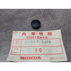 Bouchon caoutchouc CB1100 CB650 CB750 GL1100 MR175 XL125 HONDA 80102-355-670