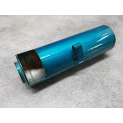Tube cache fourche gauche bleu Honda CB125 K2/K3 - Réf. 51612-246-000AZ