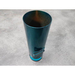 Tube cache fourche gauche bleu Honda CB125 K2/K3 - Réf. 51612-246-000AZ