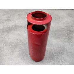 Tube cache fourche gauche rouge Honda CB350F Four 51612-333-000