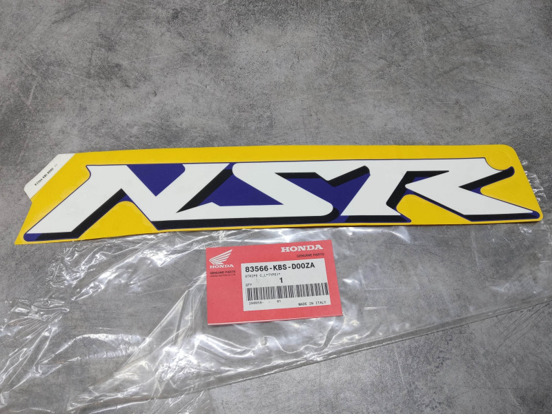 Décor autocollant gauche Honda NSR125R 2001 - Stripe C Type1