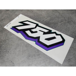 Autocollant MARK SIDE TYPE3 Honda XRV750 1993 - Réf. 87148-MY1-000ZC
