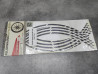 Stickers Roue Noirs 15-19 Pouces Honda MOTOKING GP Design
