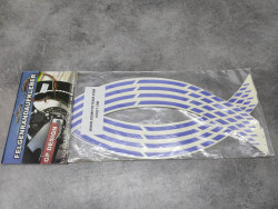 Stickers de roue bleus (16 à 19 pouces) MOTOKING HOSTETTLER GP DESIGN D2827-200