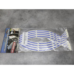 Stickers Roue Bleus 16-19 Pouces Moto MOTOKING GP Design