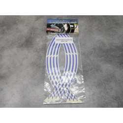 Stickers Roue Bleus 16-19 Pouces Moto MOTOKING GP Design