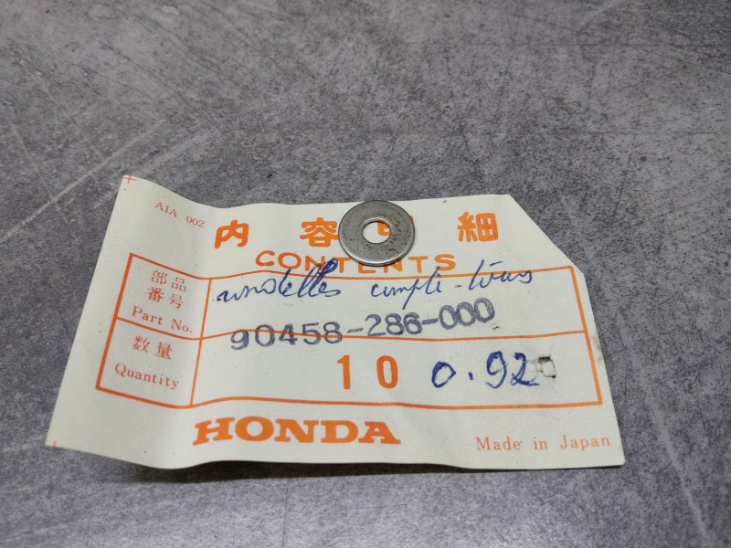 Rondelle Large D5mm Honda - Réf. 90458-286-000