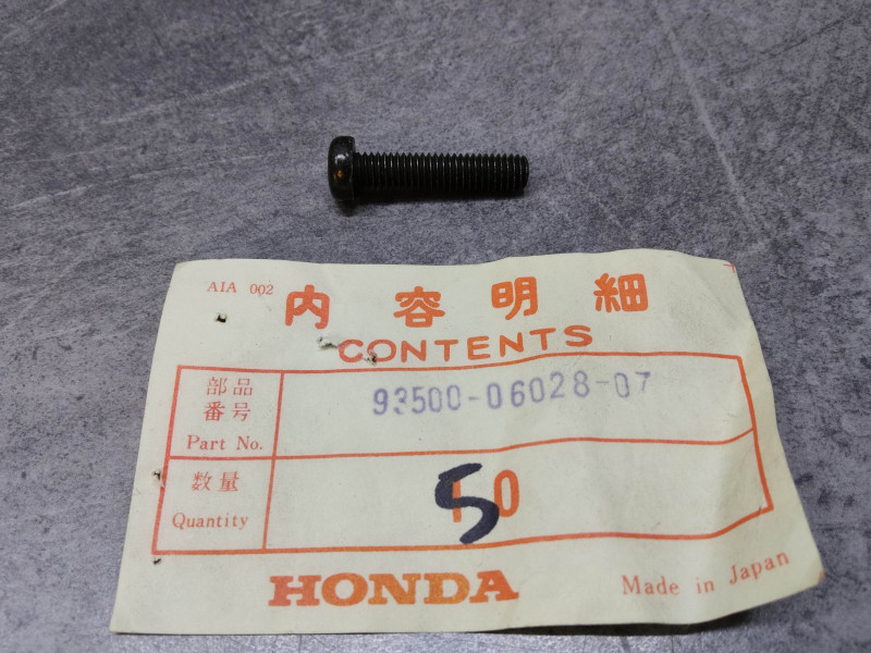 Vis 6x28 Honda MT125 MT250 Elsinore – Réf. 93500-060-2807