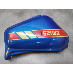 Cache latéral gauche bleu Honda CM125T 83640-419-000