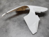 Sabot partie droite CBF125 *NHB16* (blanc) HONDA 64300-KWF-841ZK