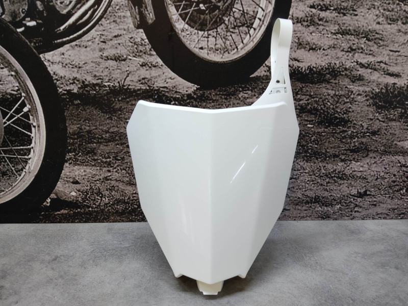 Plaque avant numéro Honda CRF250 CRF450 blanc NH196