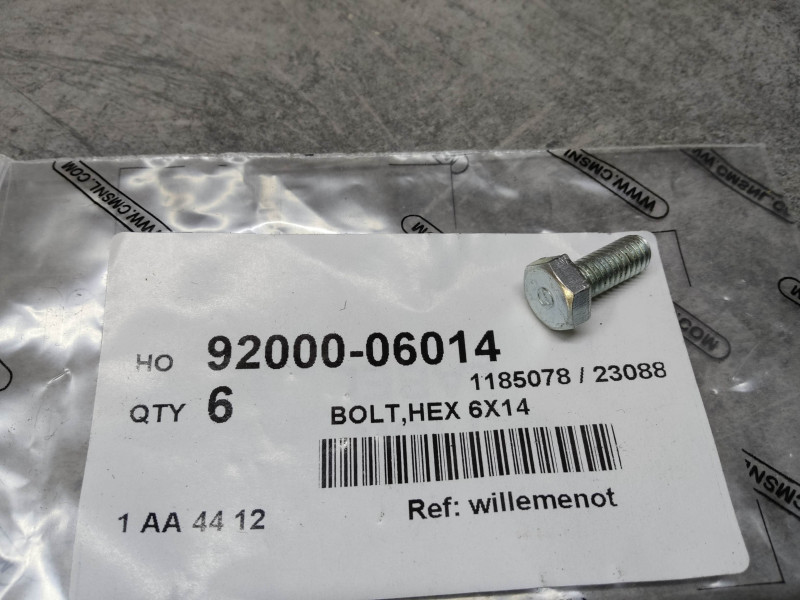 Vis 6x14 Honda 92000-06014 - Visserie Neuve