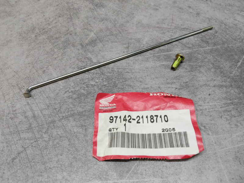 Rayon A avec écrou roue avant CB100 CB125 CD125 CL100 CL90 HONDA 97142-2118710