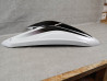 Flanc carénage droit blanc noir Honda CBF125 2009