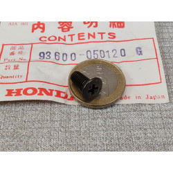 Vis Noire 6x12 Tête Fraisée Honda 93600-0601207 - Neuve