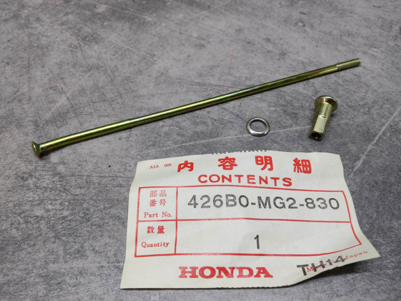 Rayon + écrou et rondelle 153.5 XL600L 84/85 HONDA 426B0-MG2-830