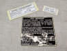 Autocollant sécurité CR 80/85/125/250/500 CRF 150/250/450 HONDA 87560-ML3-970