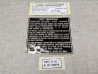 Autocollant sécurité CR 80/85/125/250/500 CRF 150/250/450 HONDA 87560-ML3-970