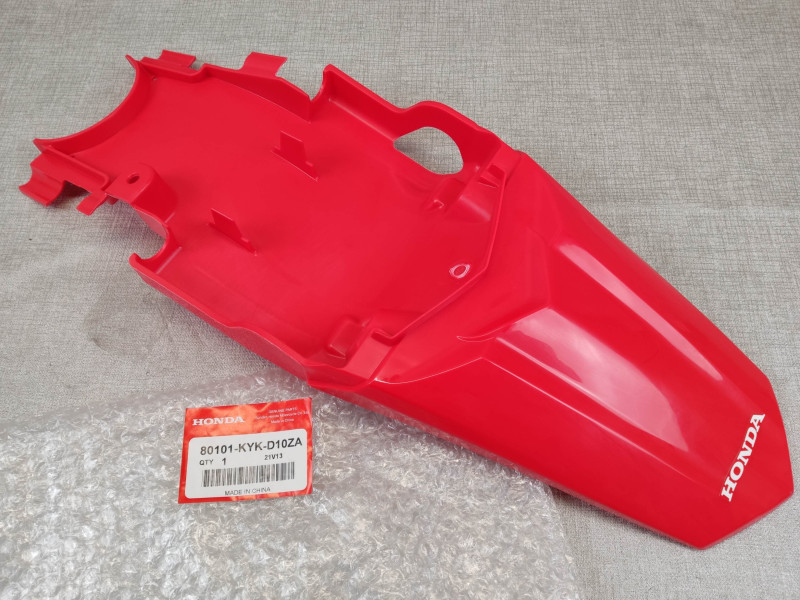 garde boue arrière neuf rouge CRF110 2019/2023 HONDA 80101-KYK-D10ZA