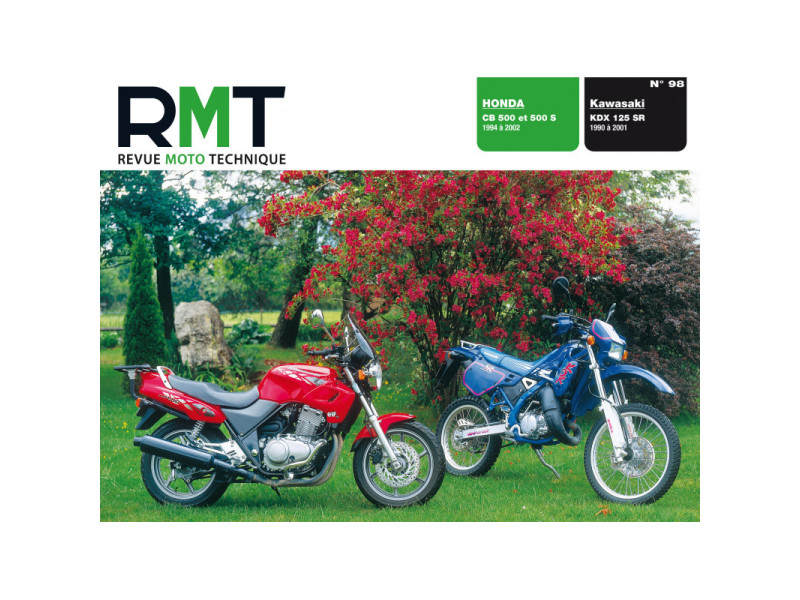 RMT 98 - KAWASAKI KDX 125 SR (1990 à 2001) - HONDA CB 500 (1994 à 2002)