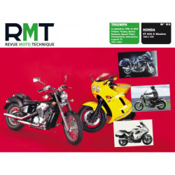 RMT 93 HONDA VT 600 C Shadow 1988 à 94 - TRIUMPH 3 cyl 750 et 900 1991 à 2001