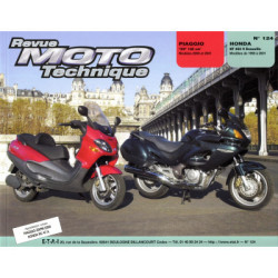 RMT 124.1 PIAGGIO 125 X9 (2000 à 2001) et HONDA NT650V DEAUVILLE (1998 à 2001)