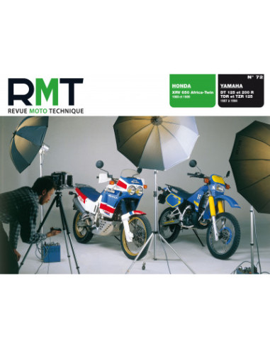 RMT 72 - YAMAHA DT125 200R TDR TZR 125 87 à 94 - HONDA XRV 650 AFRICA TWIN 88/89