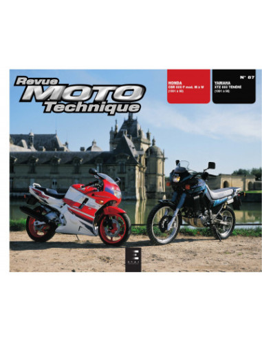 RMT 87.3 HONDA CBR600 F  PC31 1991 à 1998 et YAMAHA XTZ 660 ténéré 1991 à 1996