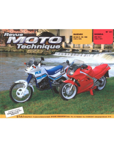 RMT 81.3 HONDA VFR750 RC36 (1990 à 1997) et SUZUKI DR 650 (1990 à 1995)