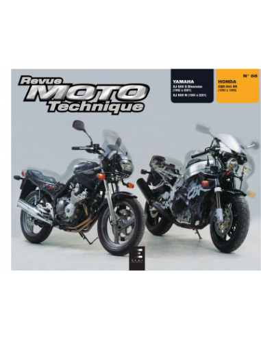 RMT 88.5 YAMAHA XJ 600 DIVERSION 92 à 2001 et HONDA CBR 900 FIREBLADE 92 à 99