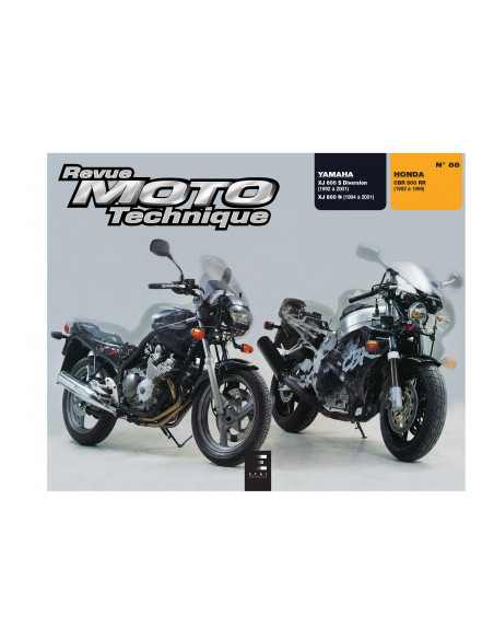 RMT 88.5 YAMAHA XJ 600 DIVERSION 92 à 2001 et HONDA CBR 900 FIREBLADE 92 à 99