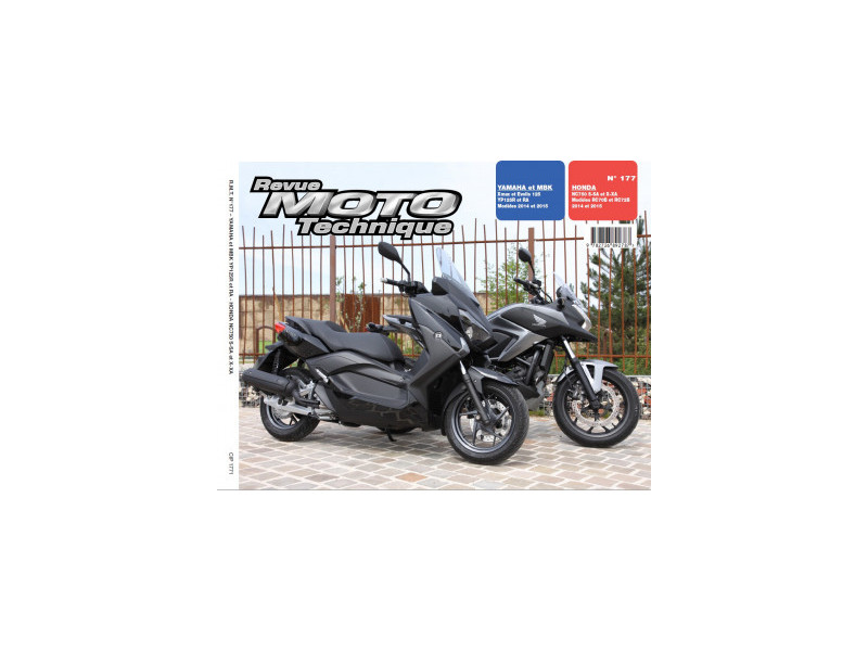 RMT 177 HONDA NC750 (2014 à 2015) et YAMAHA X-MAX125 (MBK EVOLIS) (2014 à 2015)