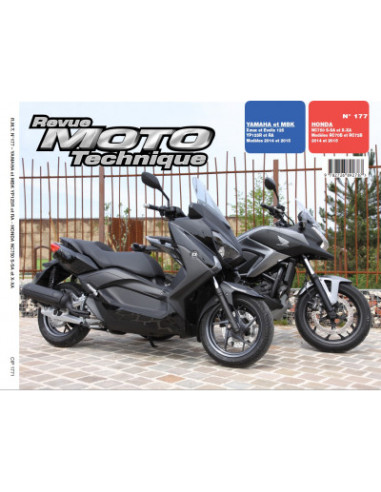 RMT 177 HONDA NC750 (2014 à 2015) et YAMAHA X-MAX125 (MBK EVOLIS) (2014 à 2015)