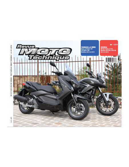 RMT 177 HONDA NC750 (2014 à 2015) et YAMAHA X-MAX125 (MBK EVOLIS) (2014 à 2015)