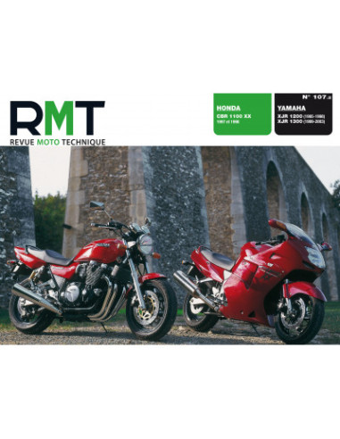 RMT 107.2 HONDA CBR 1100 XX Superblackbird 97/98 et YAMAHA XJR 1200-1300 95/03