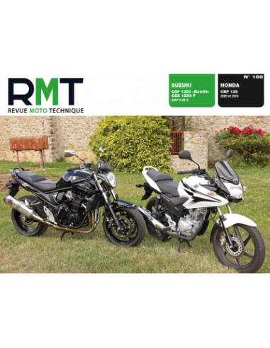 RMT 158 - HONDA CBF 125 (2009 et 2010) - SUZUKI GSF et GSX 1250 (2007 à 2010)