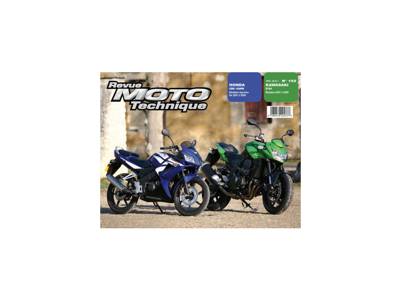 RMT 152.1 KAWASAKI Z 750 (2007 à 2009) et HONDA CBR 125 (2007 à 2009)