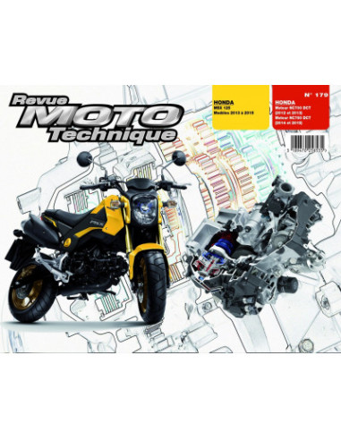 RMT 179 HONDA MSX 125 (2013 à 2015) et HONDA MOTEUR NC700-750DCT (2012 à 2015)