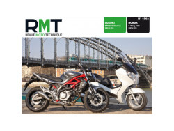 RMT 156.1 - HONDA S-WING 125 2007 à 2010 - SUZUKI SFV 650 GLADIUS 2009 et 2010