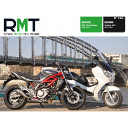 RMT 156.1 - HONDA S-WING 125 2007 à 2010 - SUZUKI SFV 650 GLADIUS 2009 et 2010